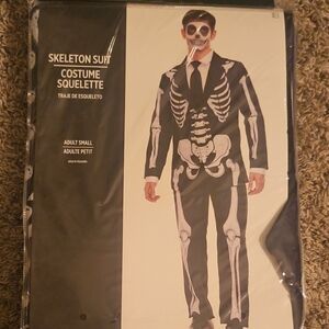 Skeleton Suit Costume - Black and White